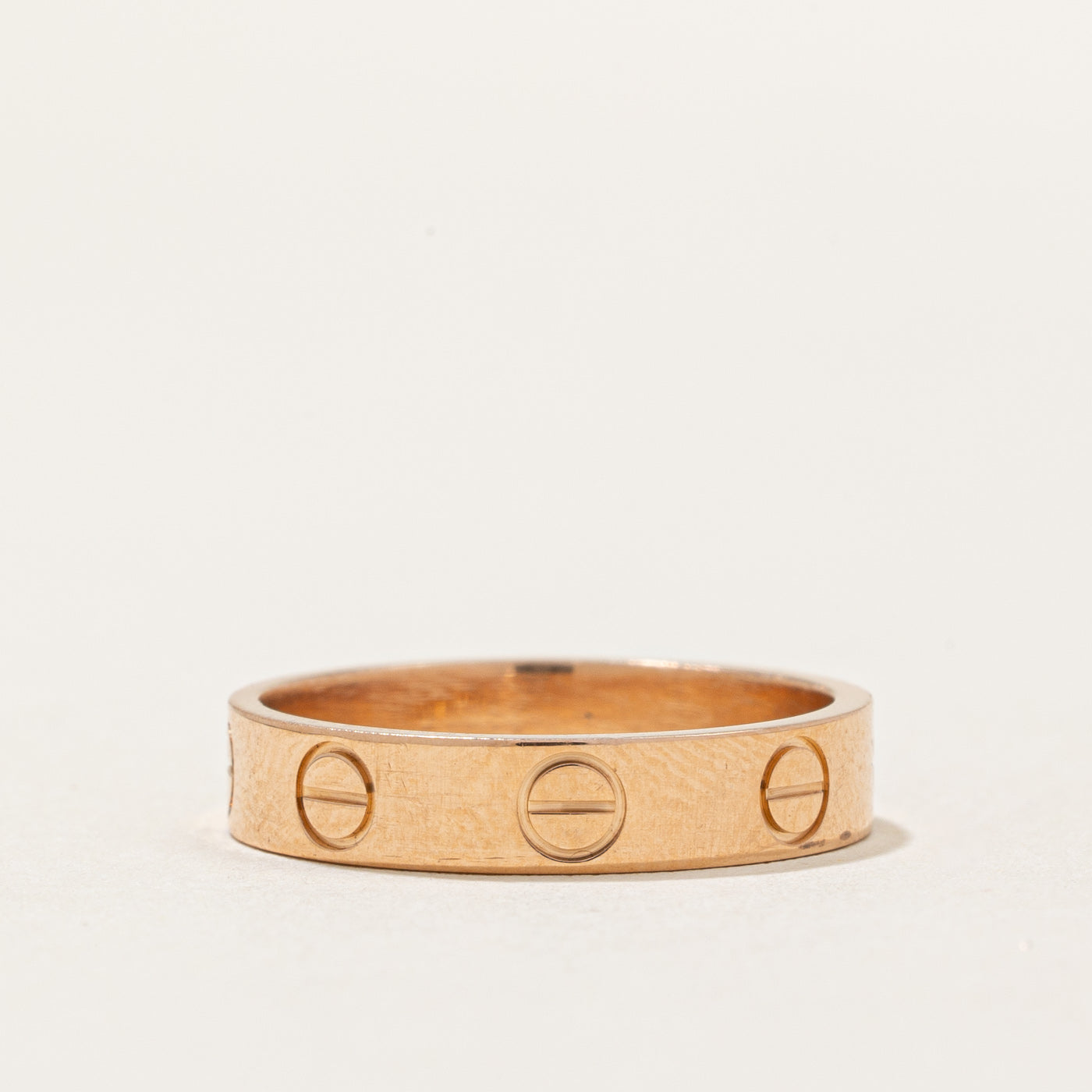 'Cartier' Love Ring, Small Model | SZ 4.5 |
