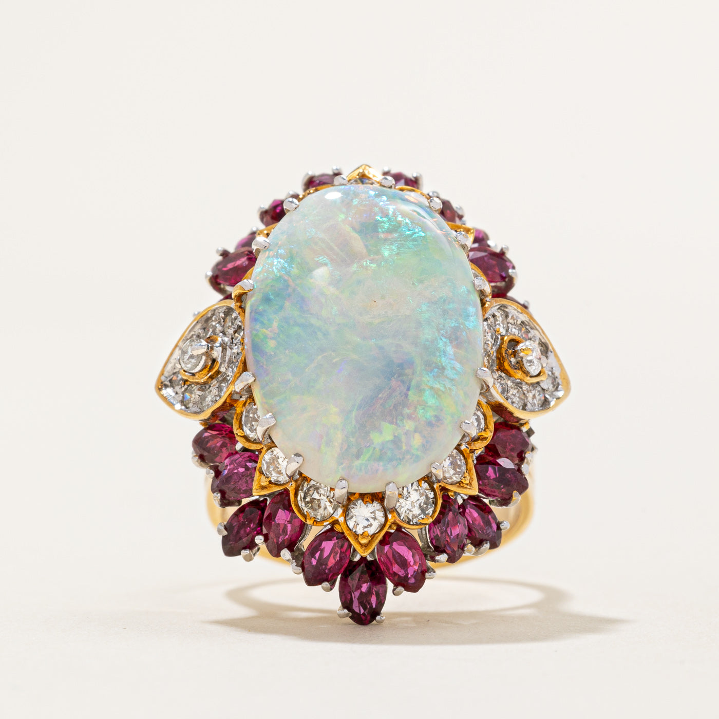 Multi Gemstone Cocktail Ring | 10.50ctw | SZ 7.25 |