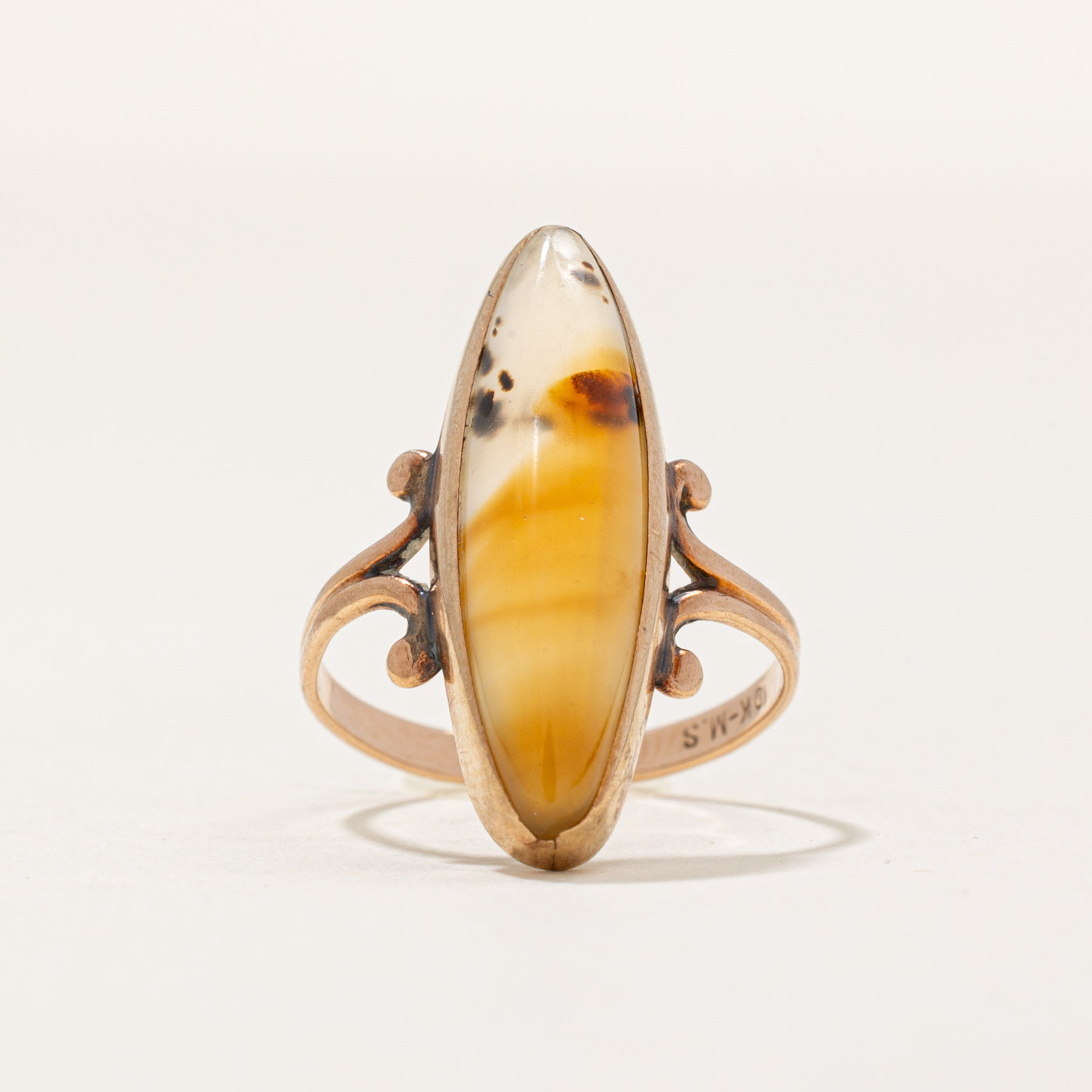 Agate Cocktail Ring | 2.65ct | SZ 5 |