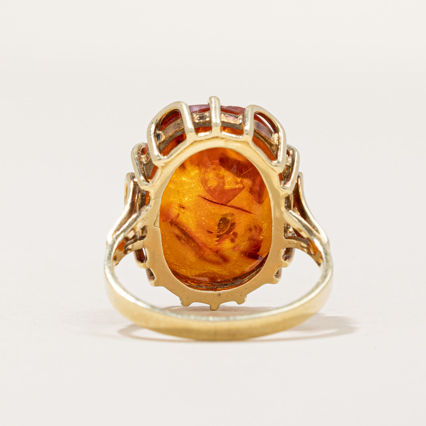 ***Amber Cocktail Ring | 3.90ct | SZ 7 |