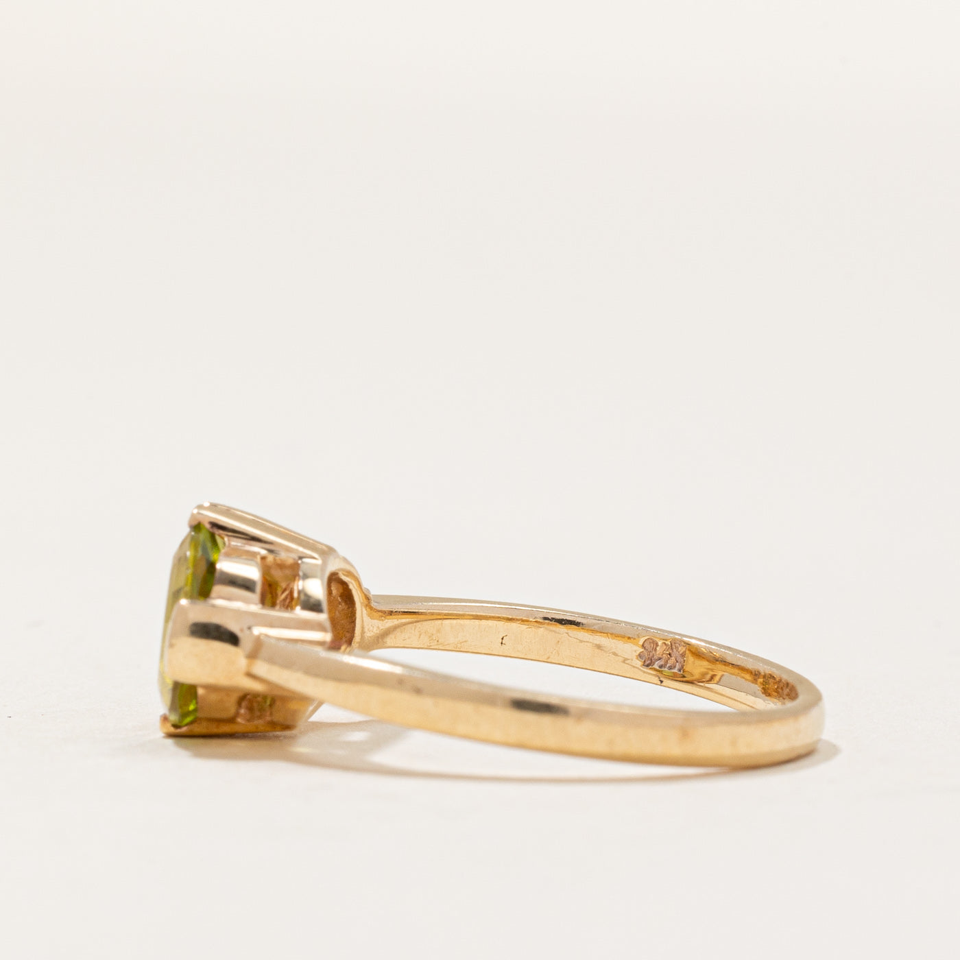 Bague Citrine et Péridot | 1,50 ct | Taille 5,25 | 