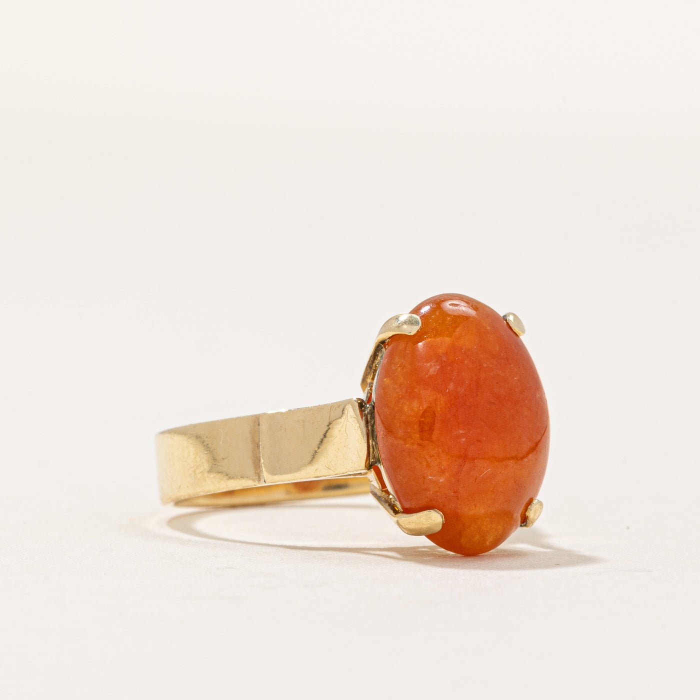 Dyed Quartzite Cocktail Ring | 4.00ct | SZ 5.75 |