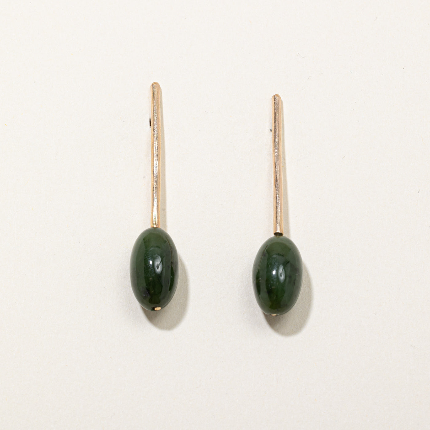 Nephrite Jade Drop Earrings | 26.00ctw |