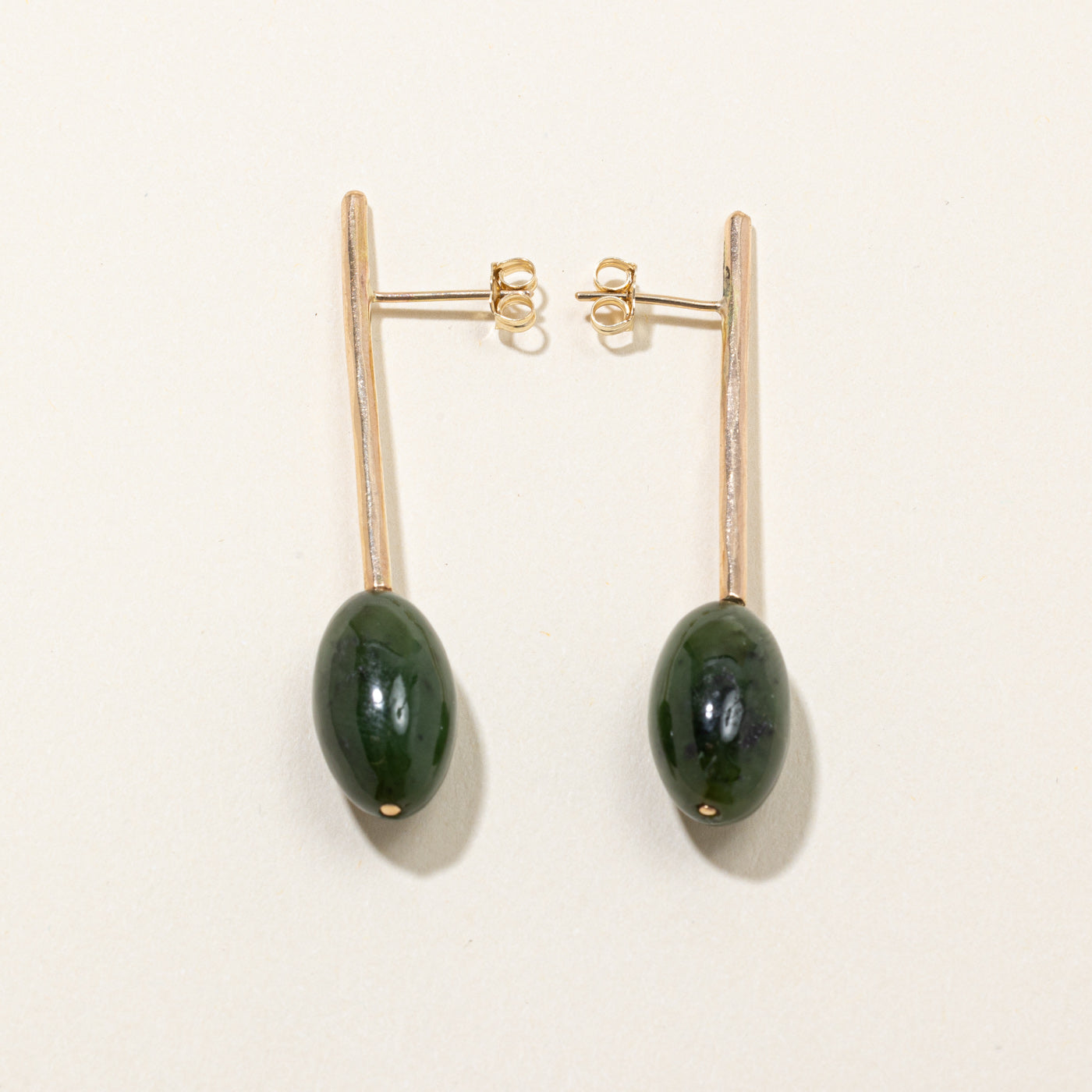 Nephrite Jade Drop Earrings | 26.00ctw |