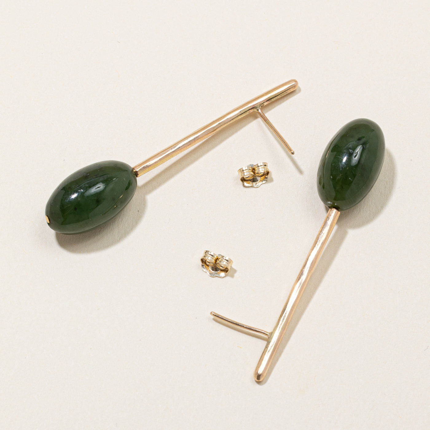 Nephrite Jade Drop Earrings | 26.00ctw |