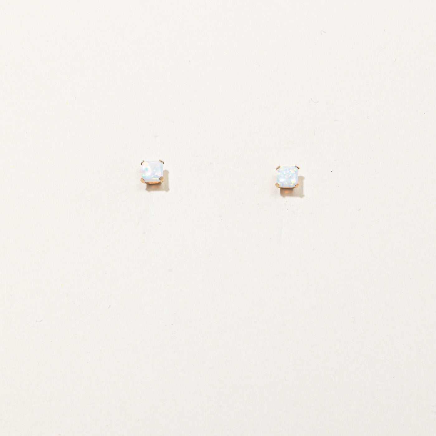 Simulant Opal Stud Earrings | 0.30ctw |