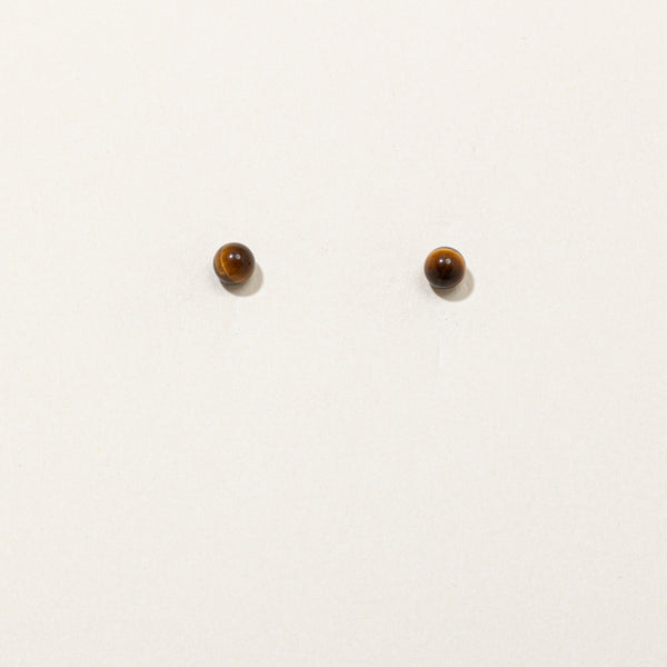 Tiger's Eye Stud Earrings | 1.50ctw |