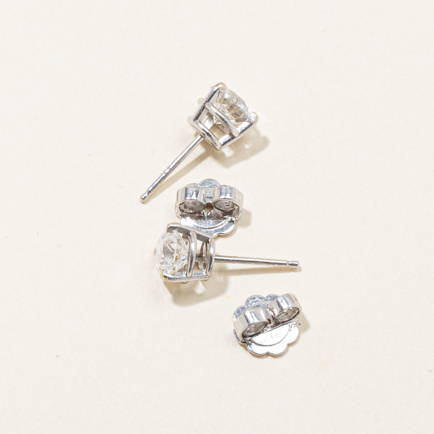 GIA Certified Diamond Stud Earrings | 1.48ctw |