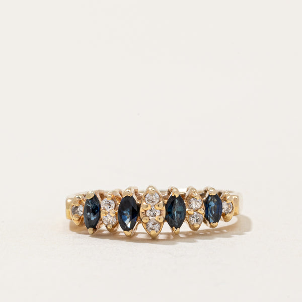 Sapphire & Diamond Ring | 0.26ctw, 0.09ctw | SZ 5.25 |