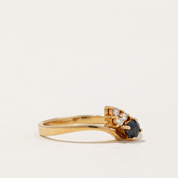 Sapphire & Diamond Ring | 0.15ct, 0.03ctw | SZ 6 |