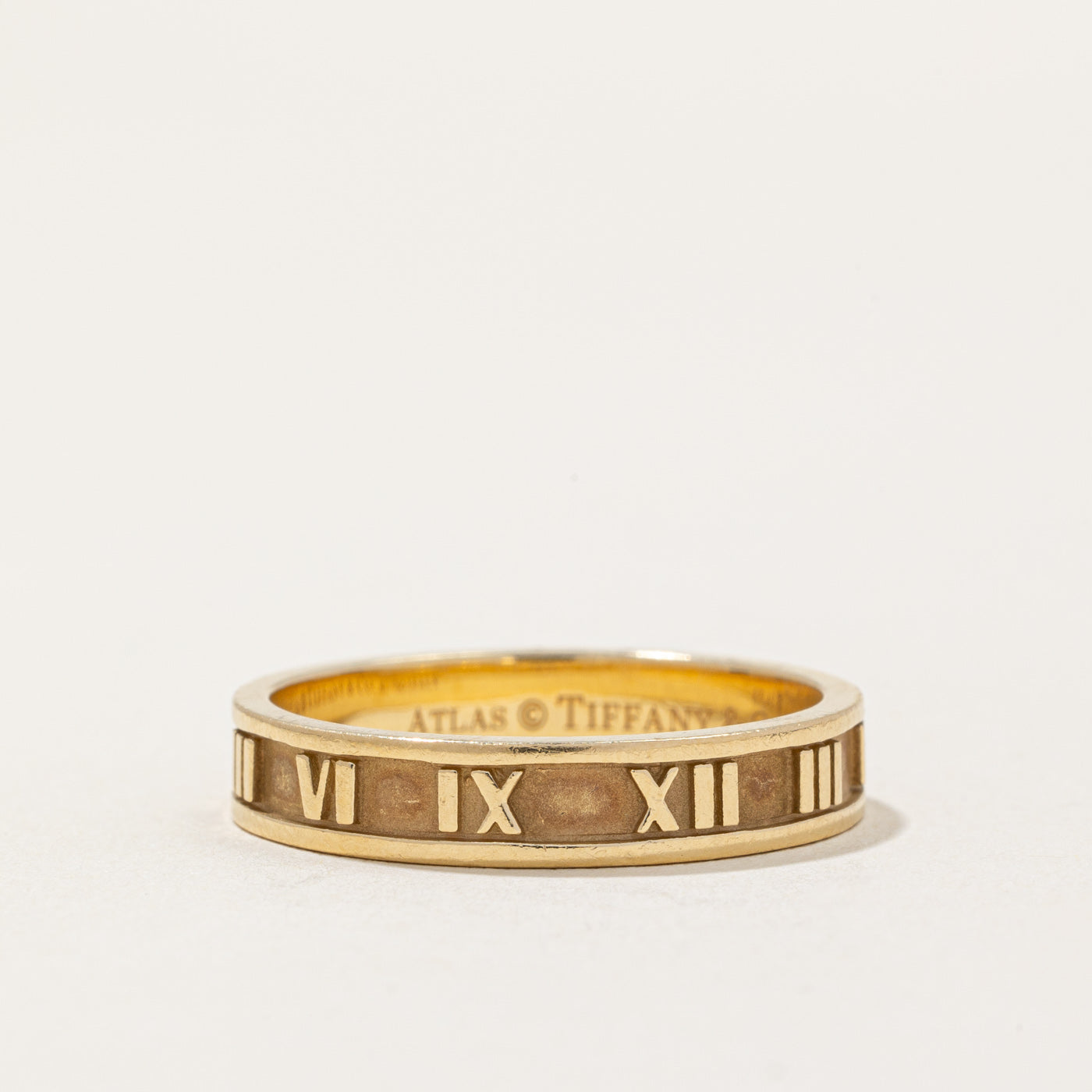 Tiffany & Co' 18k Yellow Gold Atlas Ring | SZ 9 |