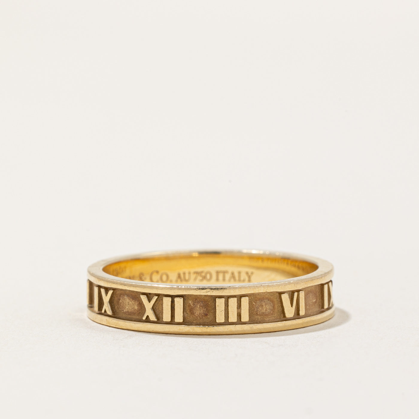 Tiffany & Co' 18k Yellow Gold Atlas Ring | SZ 9 |