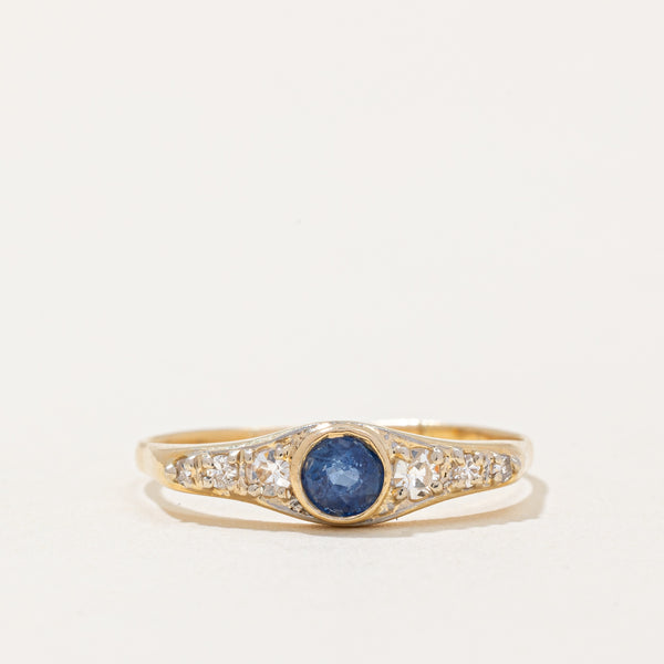 Sapphire & Diamond Ring | 0.28ct, 0.16ctw | SZ 8.25 |