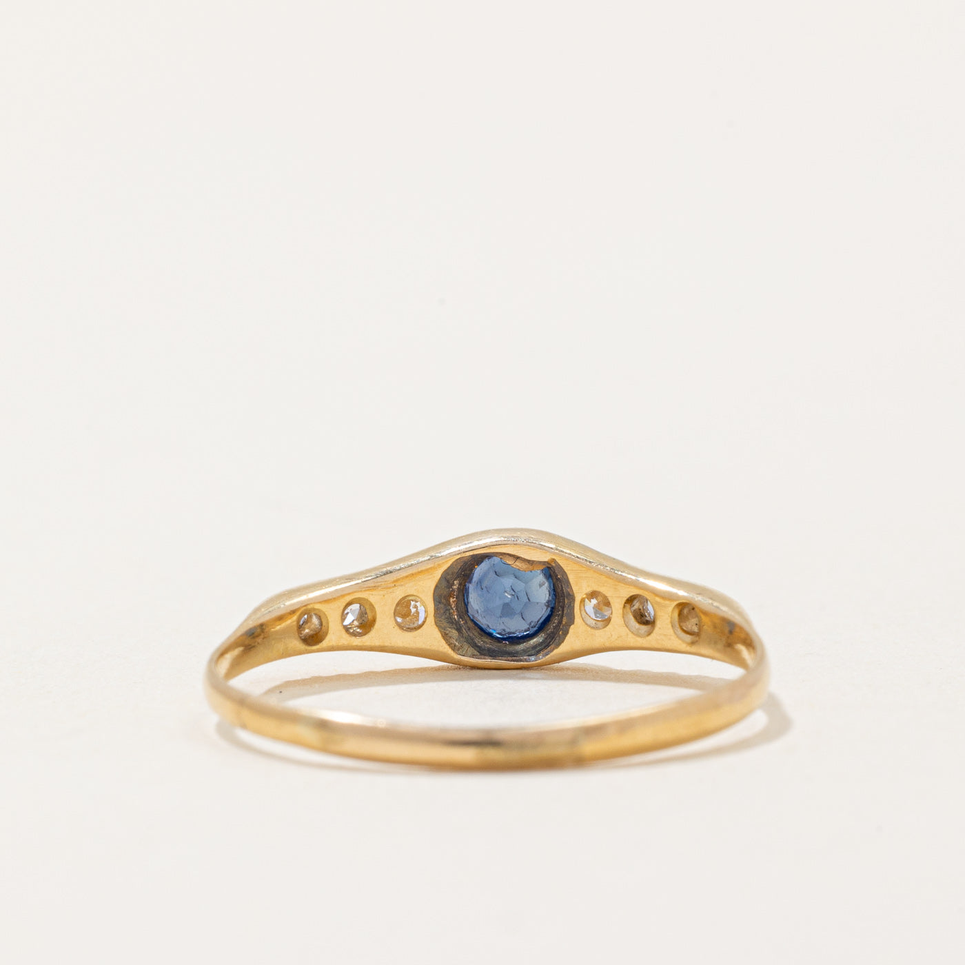 Sapphire & Diamond Ring | 0.28ct, 0.16ctw | SZ 8.25 |