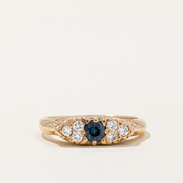 Sapphire & Diamond Ring | 0.23ct, 0.15ctw | SZ 5.5 |