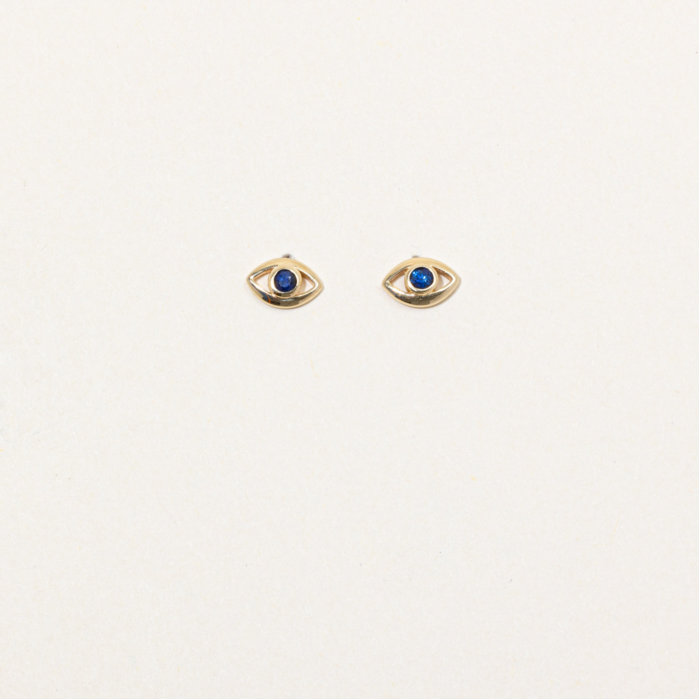 Sapphire Eye Earrings | 0.06ctw |