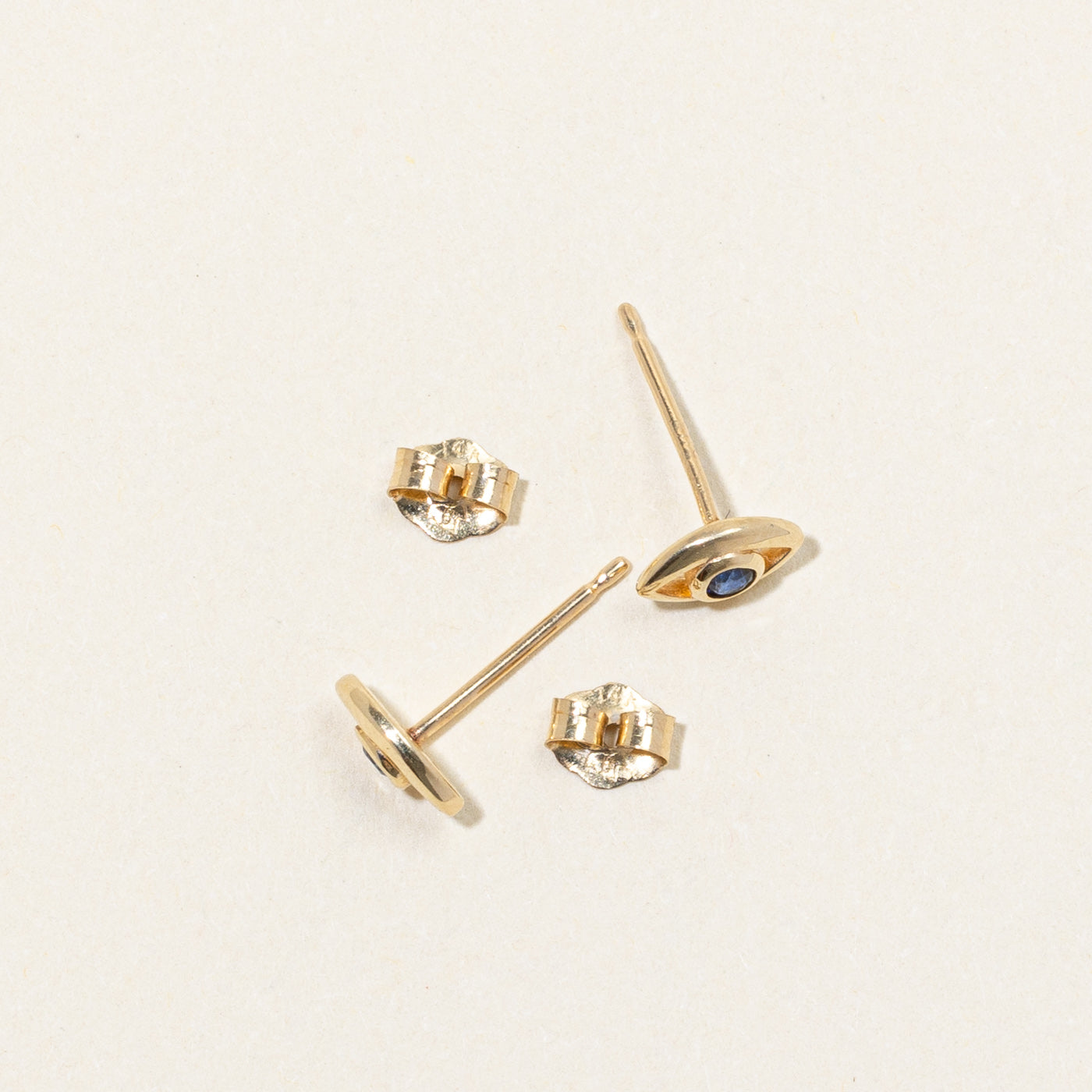 Sapphire Eye Earrings | 0.06ctw |