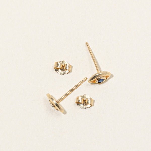 Sapphire Eye Earrings | 0.06ctw |