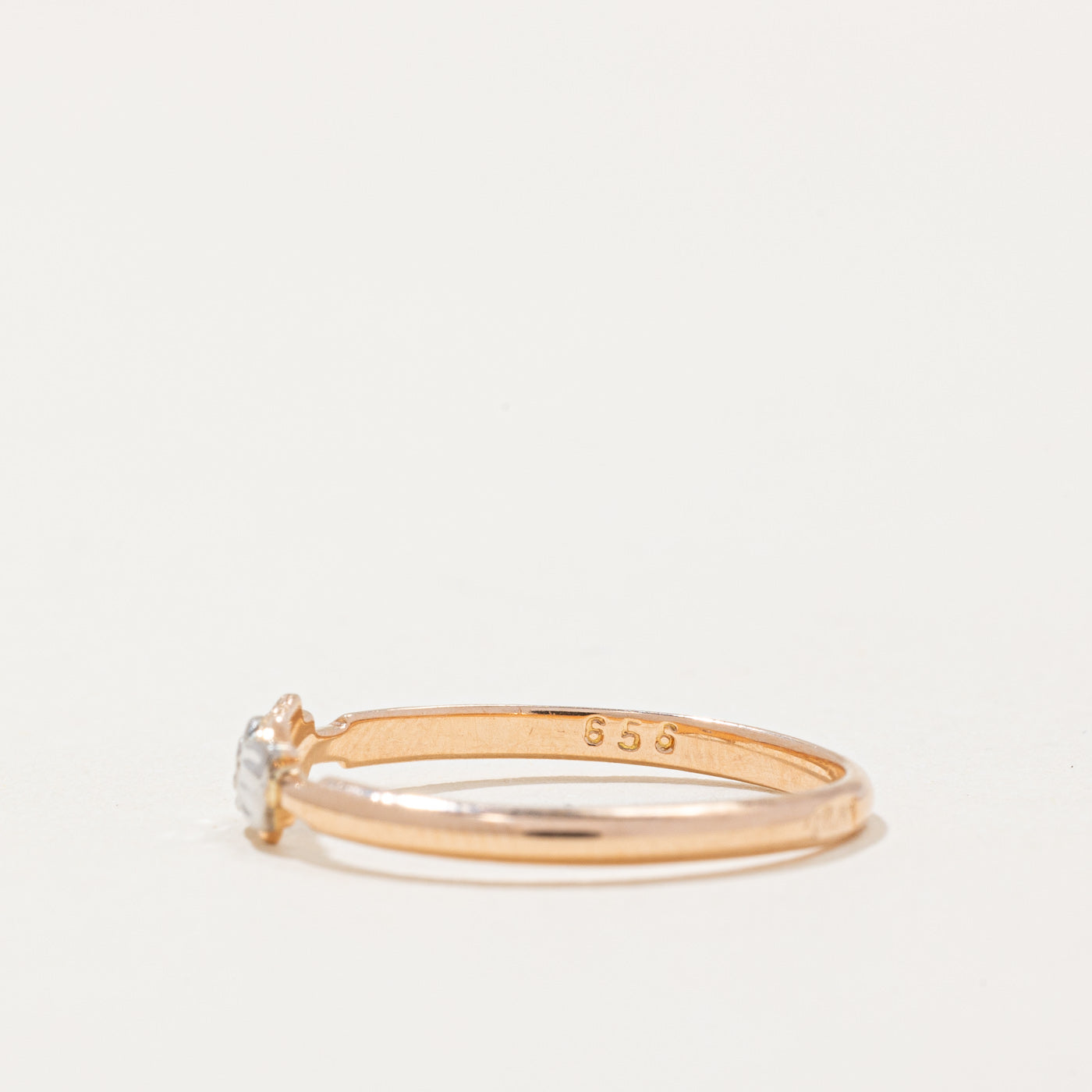 Diamond Petite Bow Ring | 0.03ct | SZ 5 |