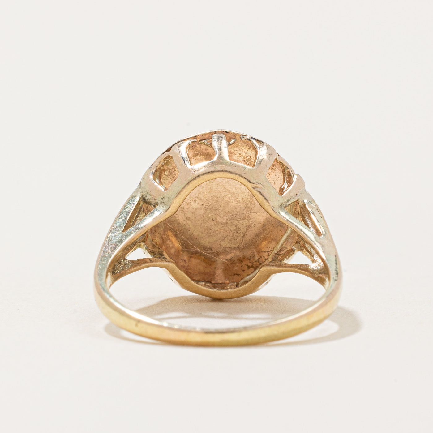 14k Yellow Gold Archer Portrait Ring | SZ 4.25 |