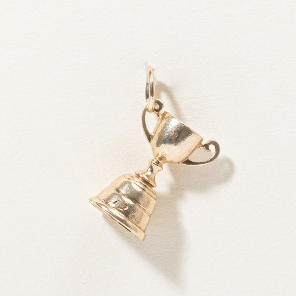 10k Yellow Gold Trophy Cup Charm