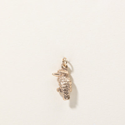 9k Yellow Gold Bird Charm