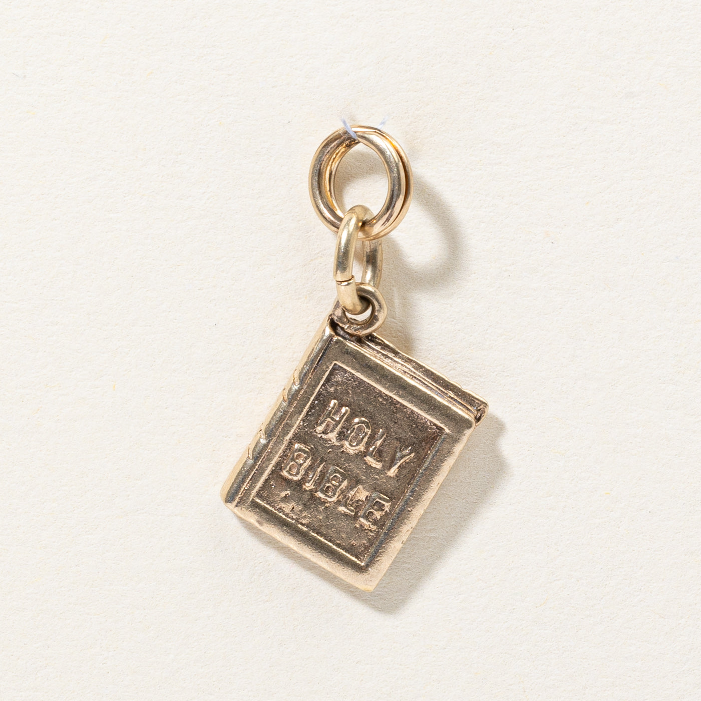 10k Yellow Gold Holy Bible Charm