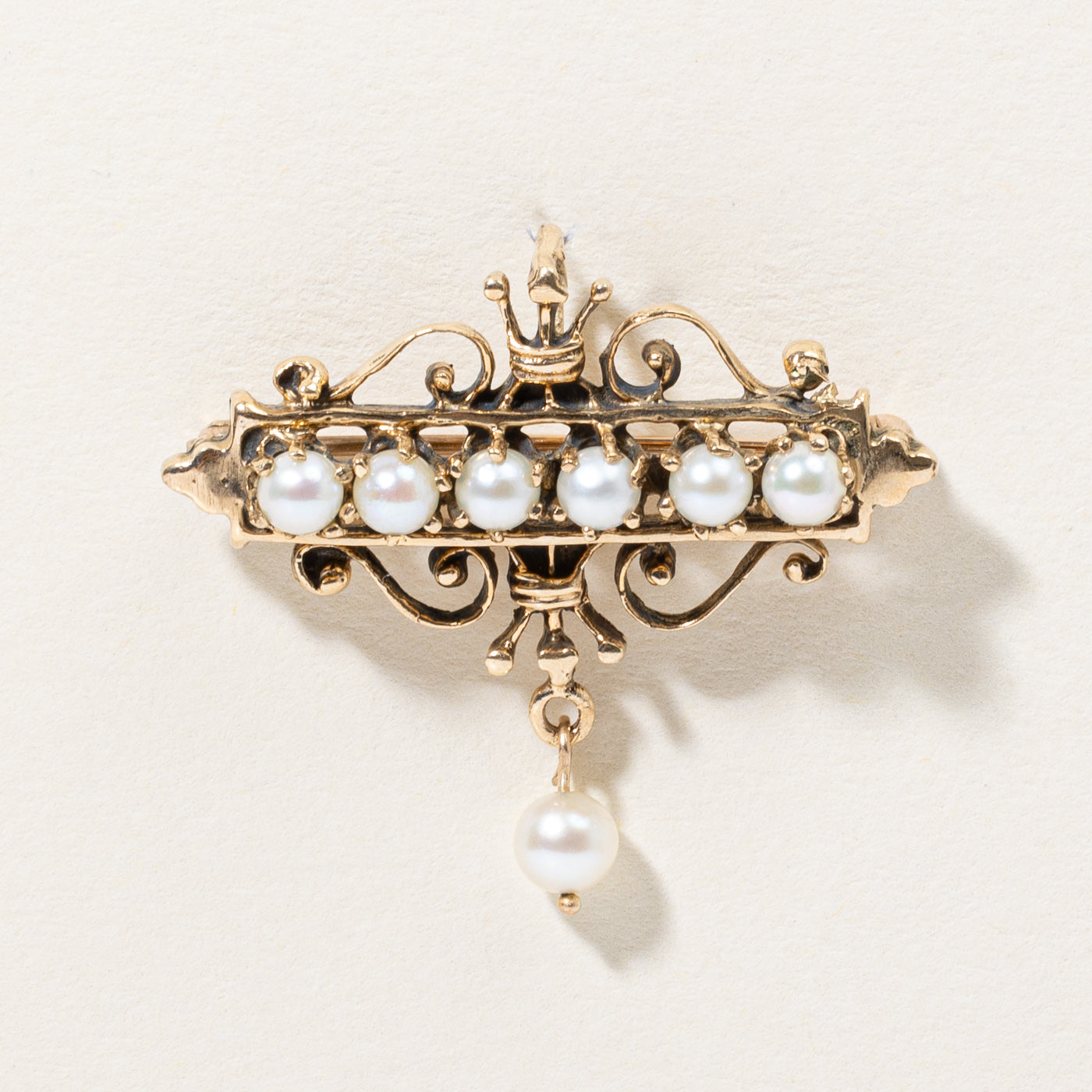 Vintage Pearl Pendant & Brooch