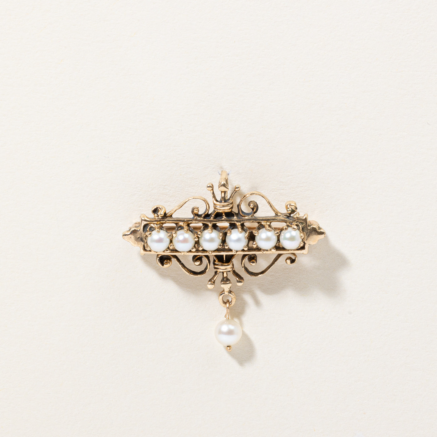 Vintage Pearl Pendant & Brooch