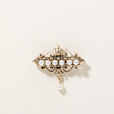 Vintage Pearl Pendant & Brooch