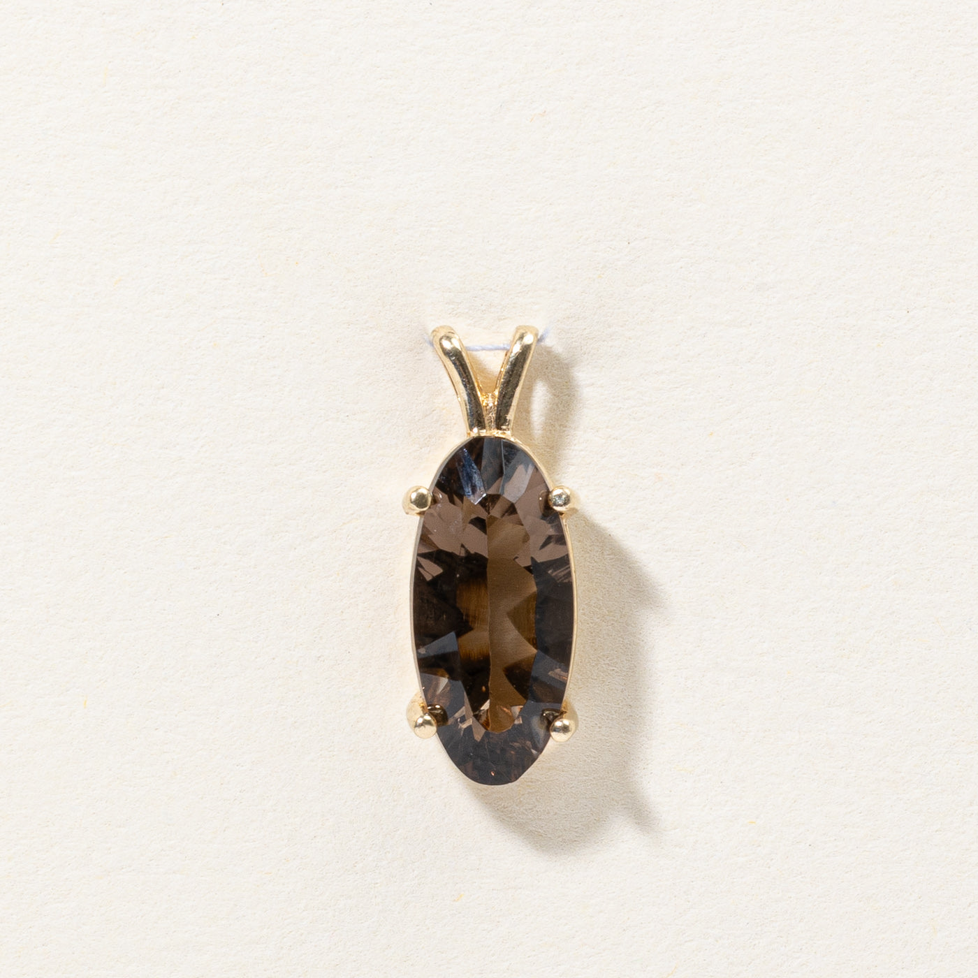 Pendentif en quartz fumé | 2,40 ct | 