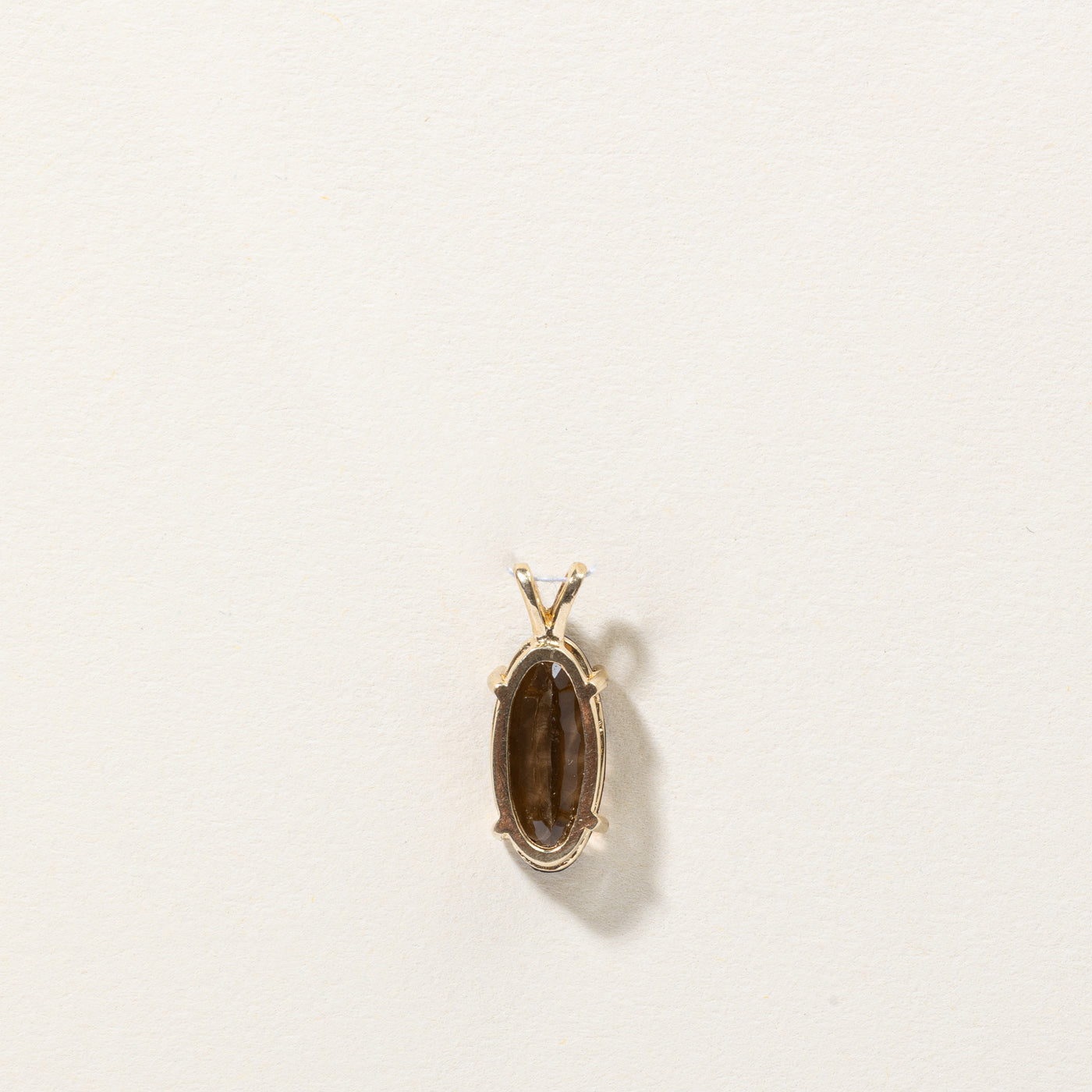 Pendentif en quartz fumé | 2,40 ct | 