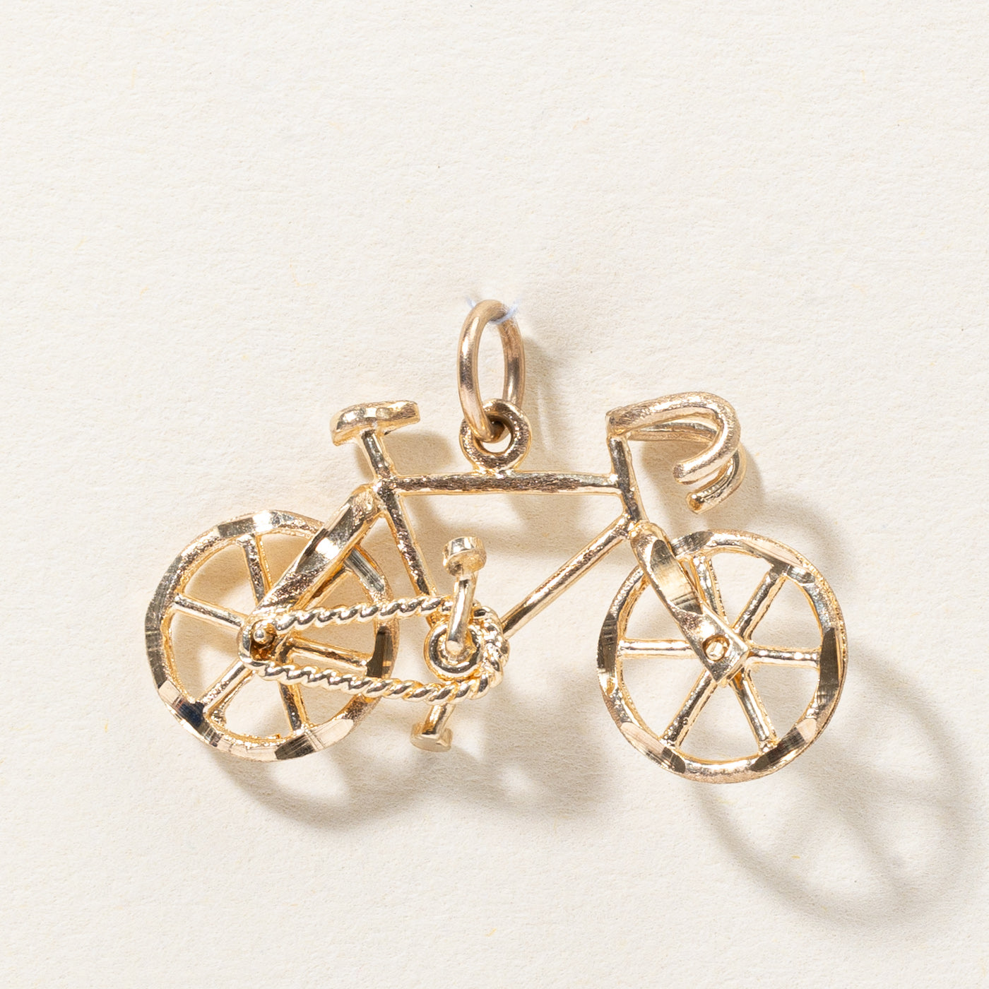 10k Yellow Gold Bicycle Charm