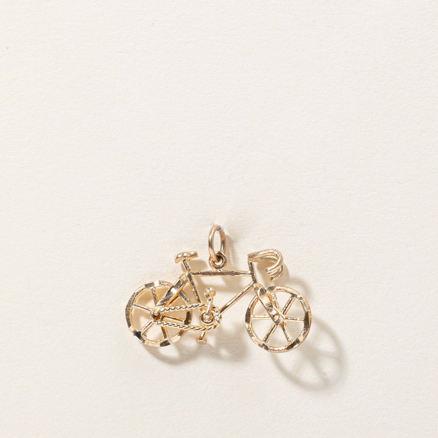 10k Yellow Gold Bicycle Charm