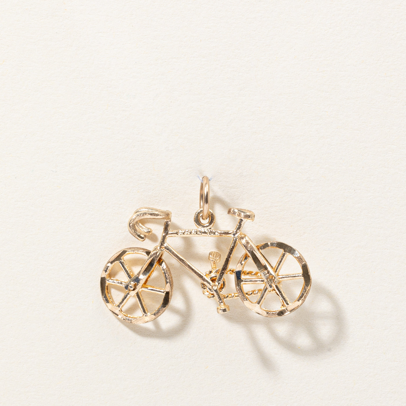 10k Yellow Gold Bicycle Charm