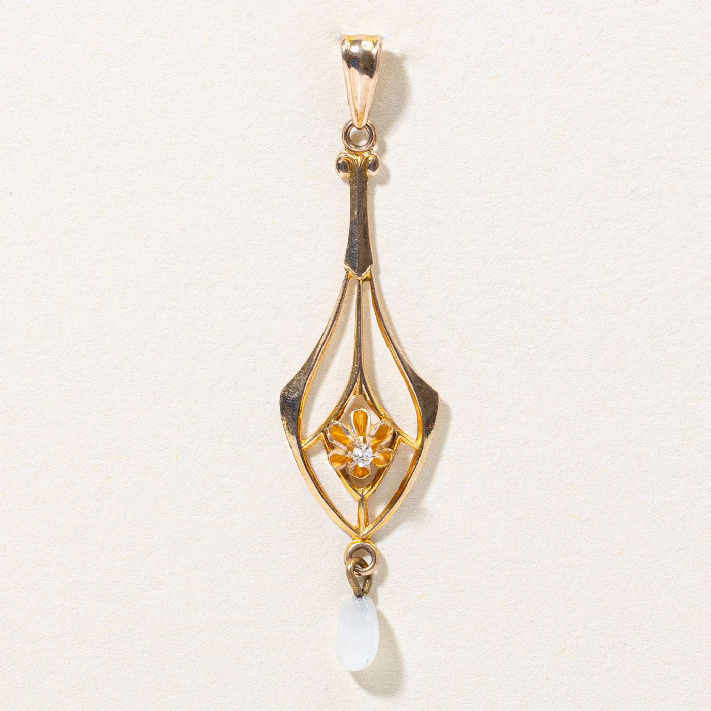 Antique Cut Diamond Pendant | 0.01ct |