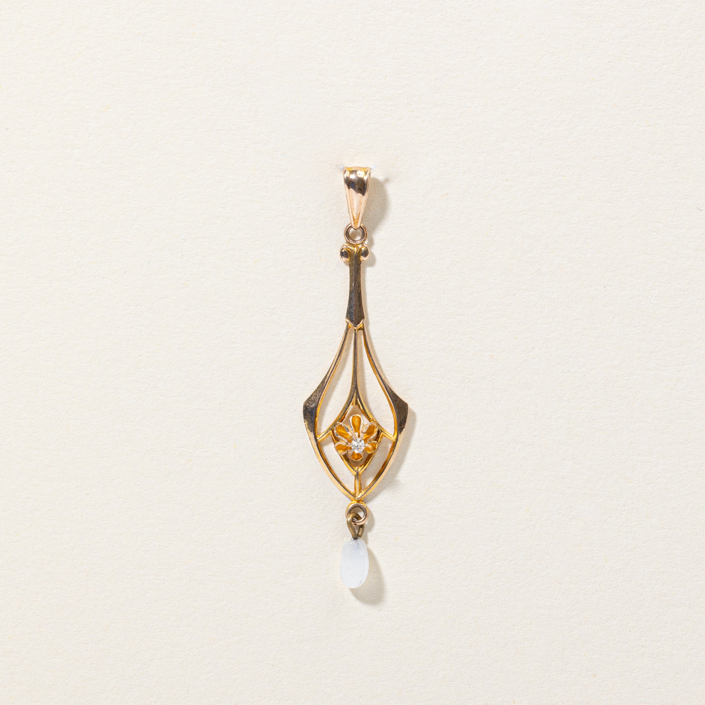 Antique Cut Diamond Pendant | 0.01ct |