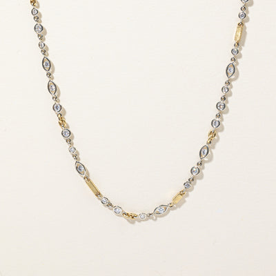 Diamond Link Necklace | 2.11ctw | 14