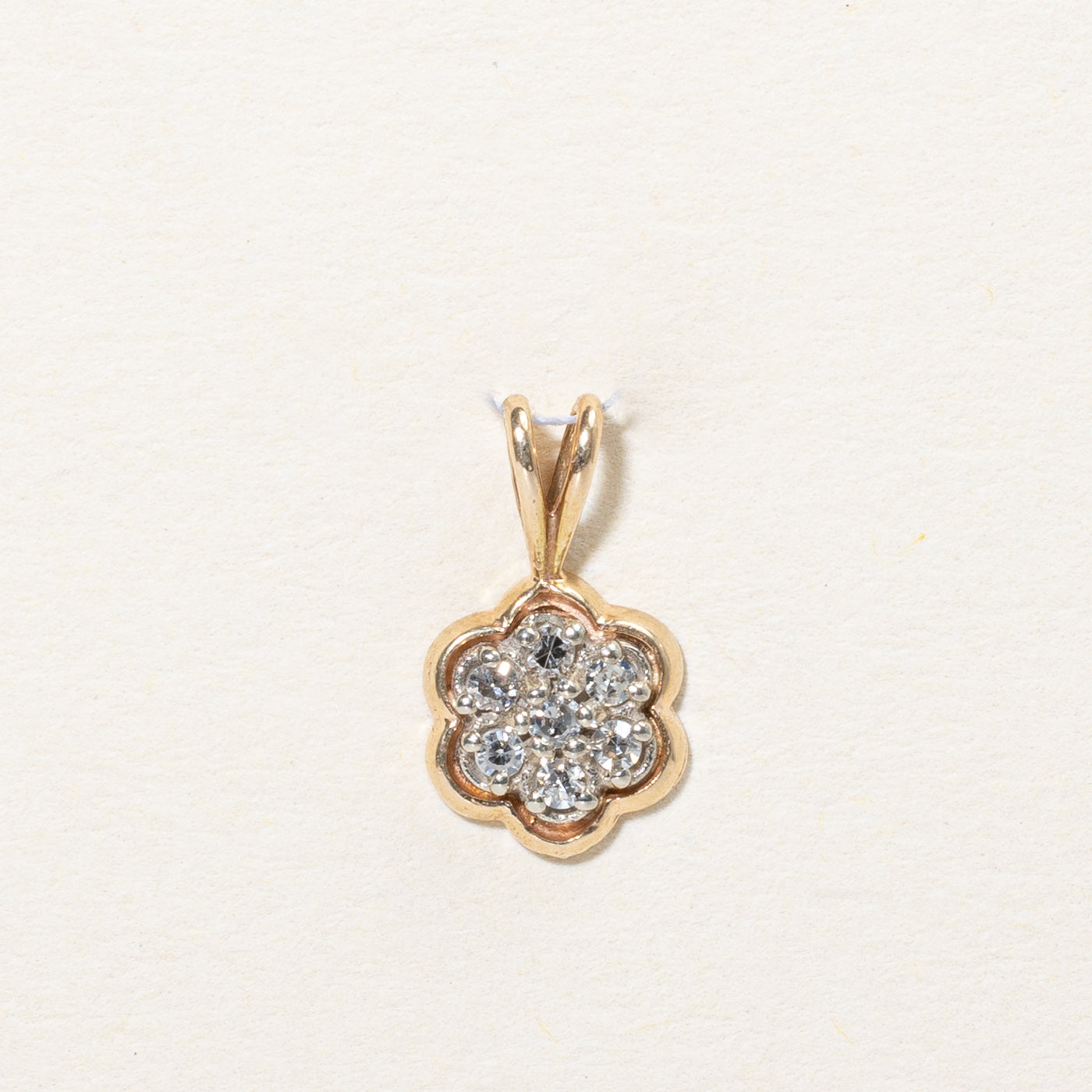 Diamond Cluster Charm | 0.07ctw |