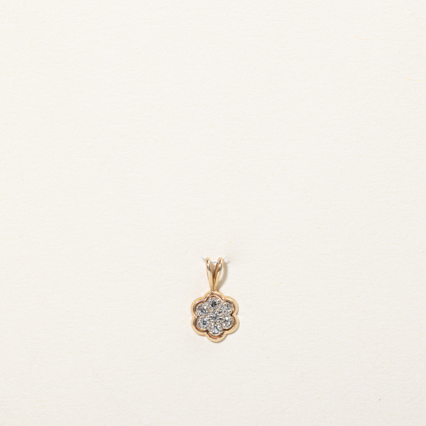 Diamond Cluster Charm | 0.07ctw |