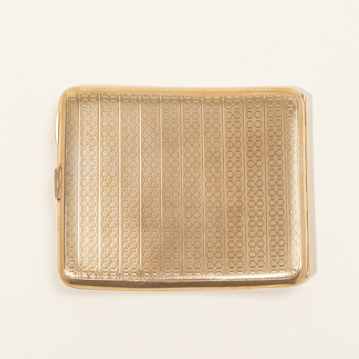 1925 Birmingham 9k Yellow Gold 'SC' Initials Cigarette Case