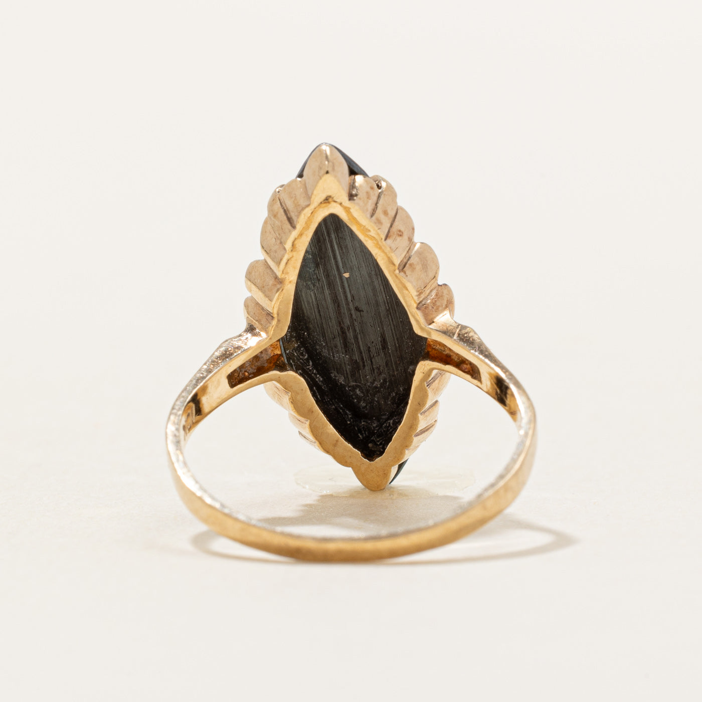 Hematite Navette Ring | 6.75ct | SZ 5.75 |