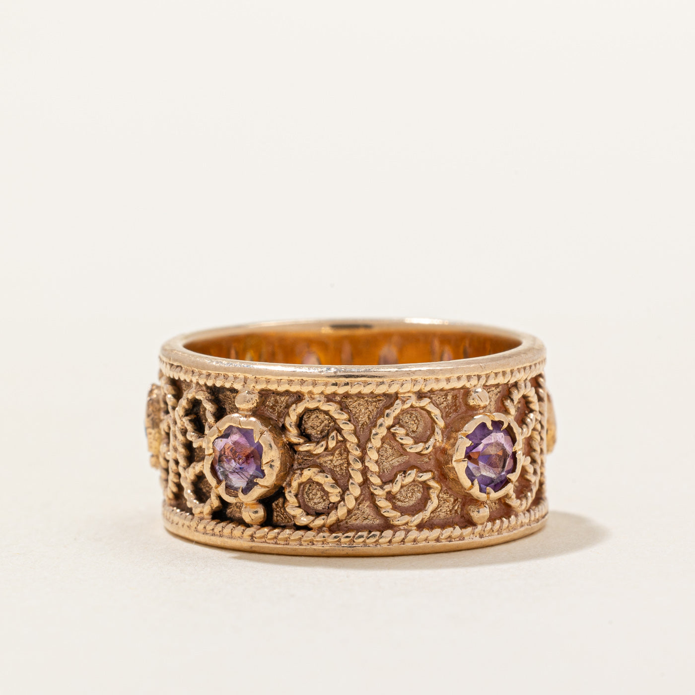 Ornate Amethyst Ring | 1.00ctw | SZ 6.75 |