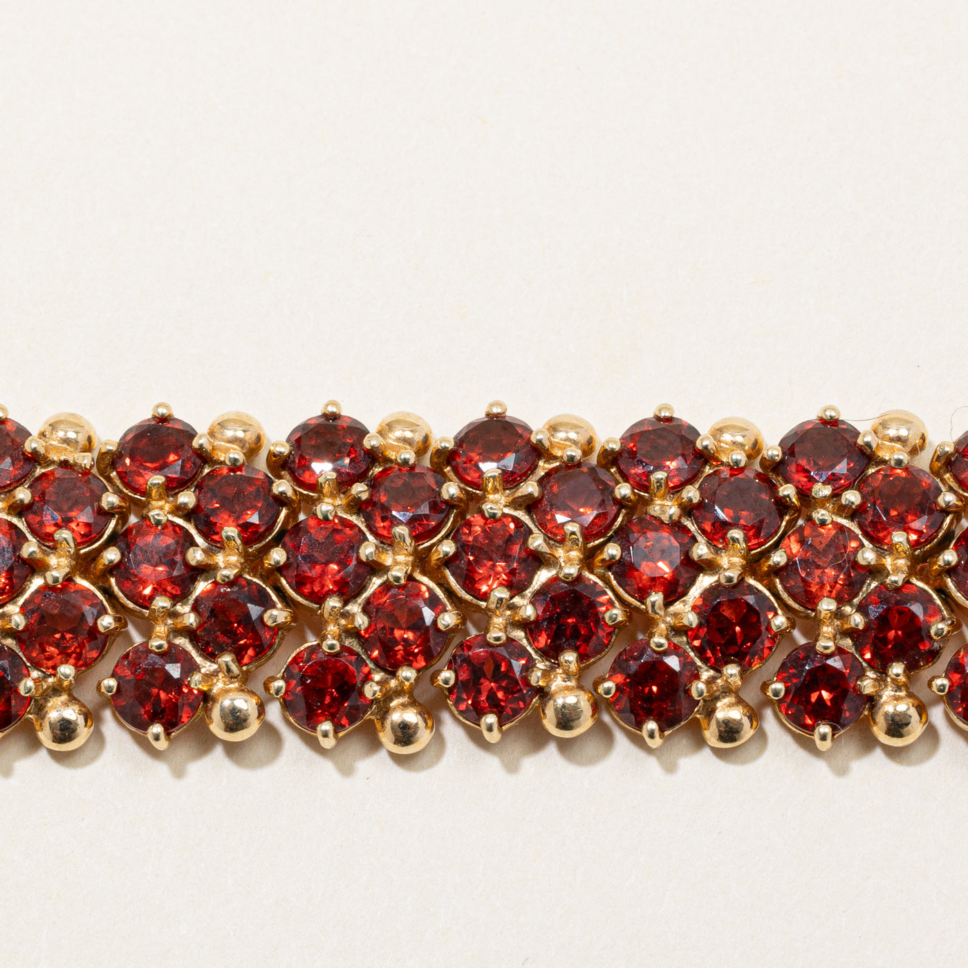 Garnet Bracelet | 35.95ctw | 8.5" |