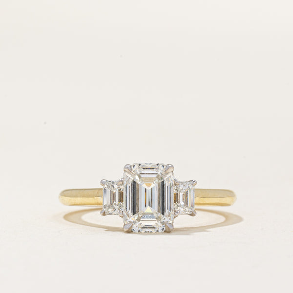 Emerald Cut Diamond Engagement Ring | 2.03ctw IF G/H | SZ 6.25 |