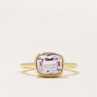 Vintage Cushion Cut Pink Sapphire Ring | 2.50 ct | SZ 6.25 |