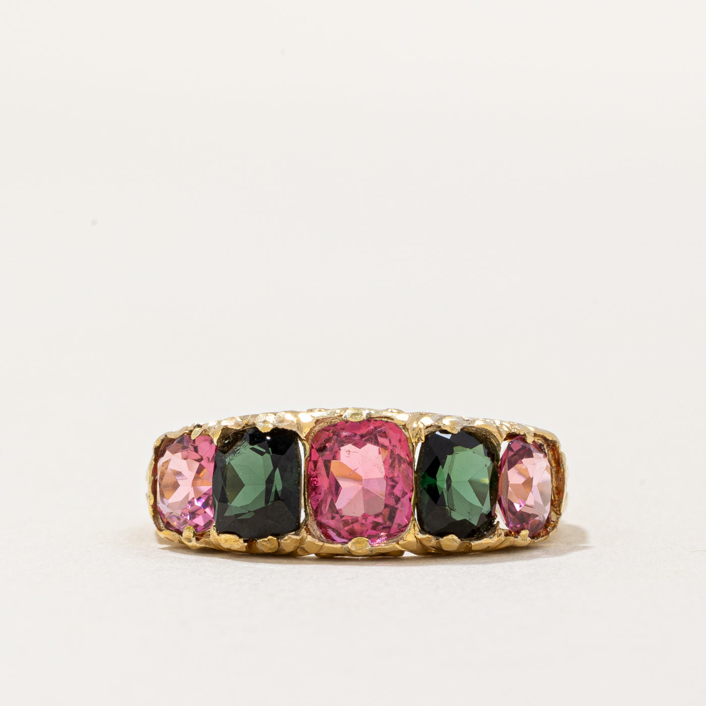 Antique Cushion Cut Tourmaline Ring | 2.15ctw | SZ 7.25 |