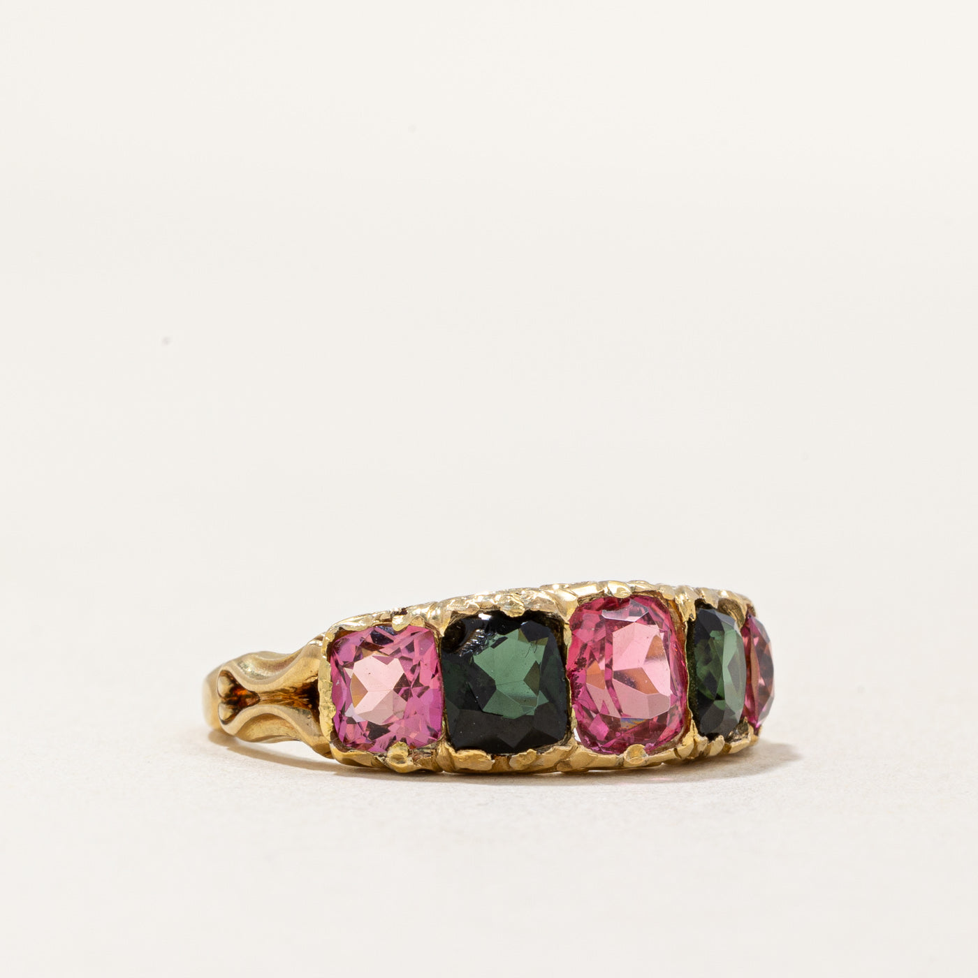 Antique Cushion Cut Tourmaline Ring | 2.15ctw | SZ 7.25 |