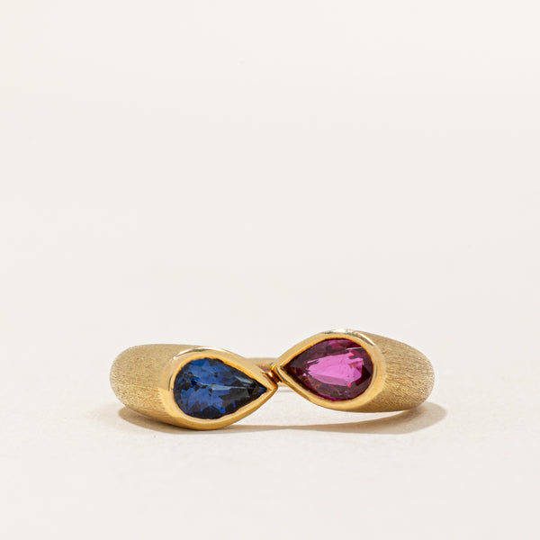 Sapphire & Ruby Ring | SZ 7.25 |