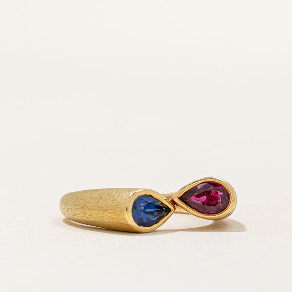 Sapphire & Ruby Ring | SZ 7.25 |